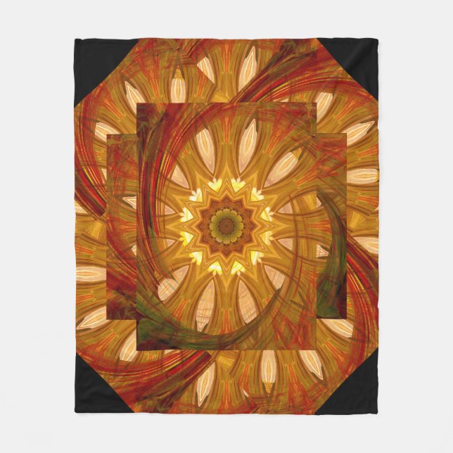 Viktorianisch Peony Swirl Fleecedecke (Vorderseite)