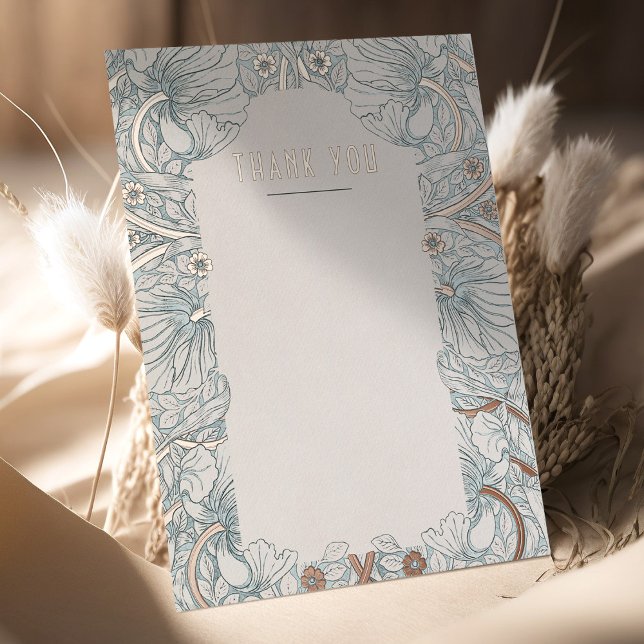 Viktorianisch Pimpernels Morris Wedding Vielen Dan Folieneinladung (Von Creator hochgeladen)