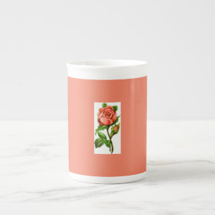 Viktorianisch Pink English Rose China Tasse