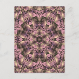 Viktorianisch rosa Antike Postkarte