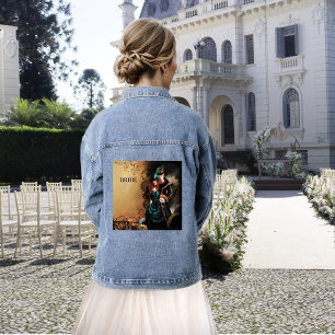 Viktorianisch Steampunk Elegance Wedding Jeansjacke