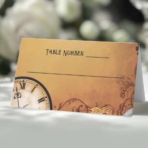 Viktorianisch Steampunk Elegance Wedding Platzkarte