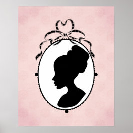 Viktorianisch Style 60er Cameo Poster