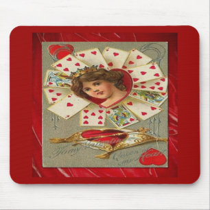 Viktorianisch Valentine die Herzkönigin Mousepad
