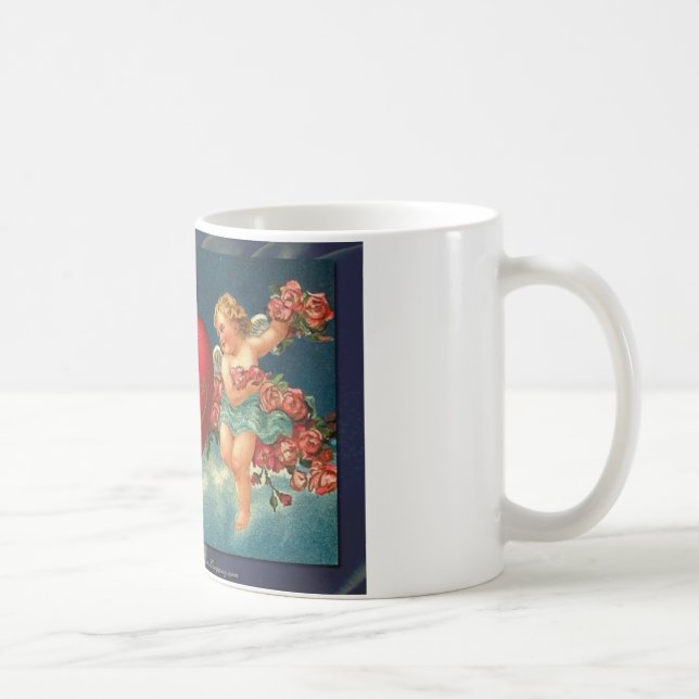 Viktorianisch Valentine zu meinem Valentine Kaffeetasse (Rechts)