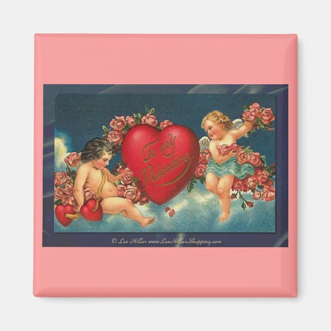 Viktorianisch Valentine zu meinem Valentine Magnet (Vorne)