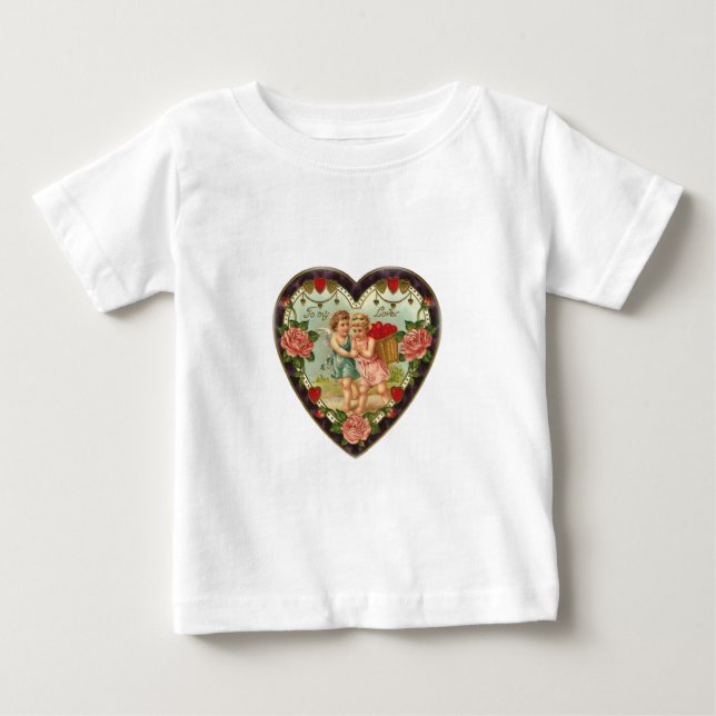 Viktorianisch Valentine zu meiner Liebe II Baby T-shirt (Vorderseite)