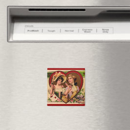 Viktorianisch Valentines Couple Magnet
