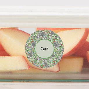 Viktorianisch Vintager Bunny Rabbit Berry Garden O Etiketten