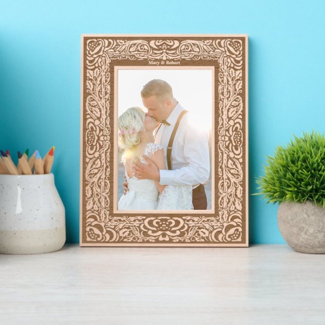 Viktorianische Ära 1893 Blumenblättergrenze Geätzte Rahmen (Von Creator hochgeladen)