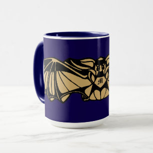 Viktorianische Ära Art Nouveau Gothic Fledermaus-M Tasse