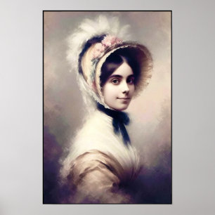 Viktorianische Ära Grazie im Studioporträt Poster