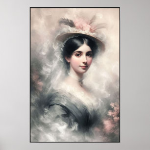 Viktorianische Ära Grazie im Studioporträt Poster