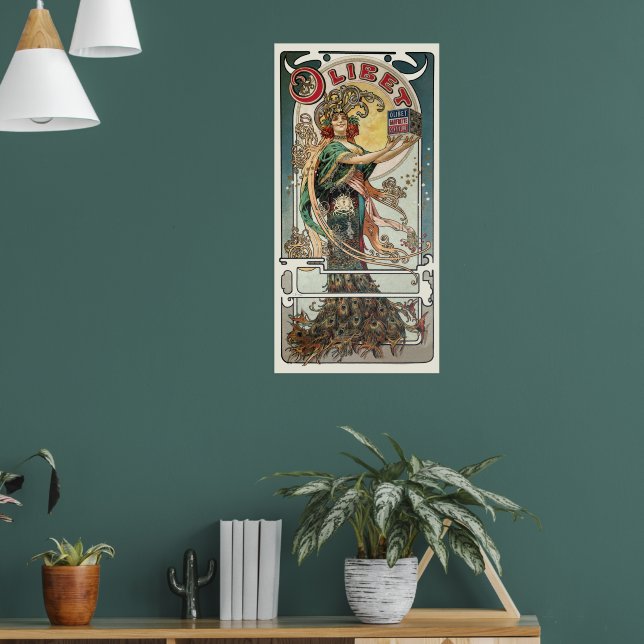 Viktorianische Ära Jugendstil Französische Kekse A Poster (Wohnzimmer 1)