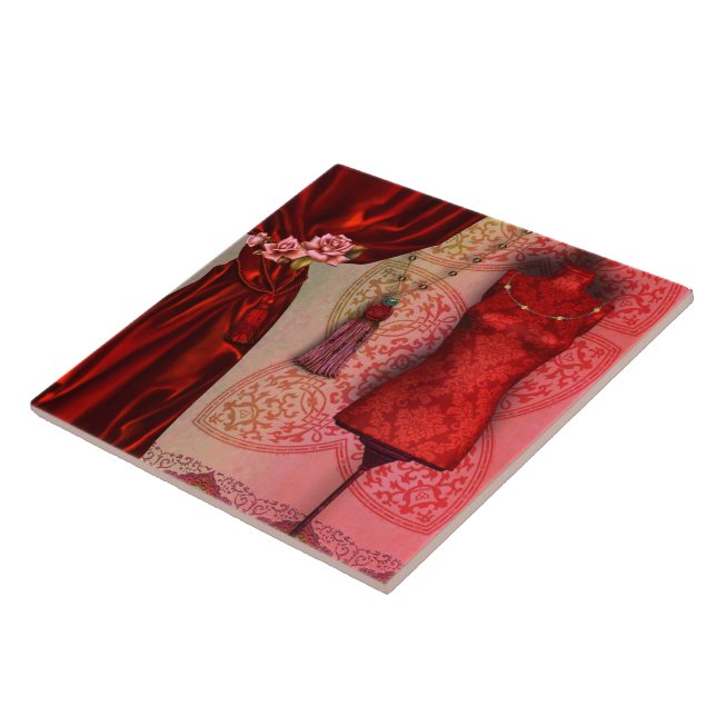 Viktorianische Arabeske, OPHELIA - Gothique Fliese (Seite)