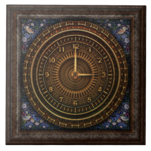 Viktorianische Barockuhr Fliese