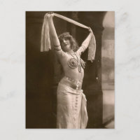 Viktorianische Bauchtänzerin Vintag