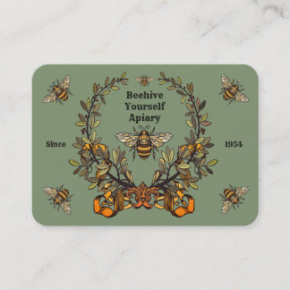 Viktorianische Bienen-Visitenkarte Visitenkarte