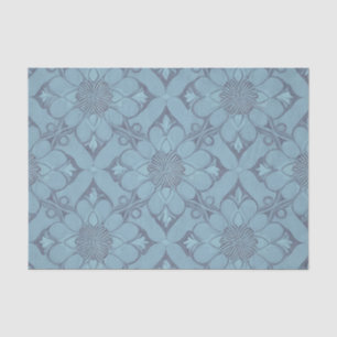 Viktorianische blaue Blume - Latenzentlastungspapi Seidenpapier