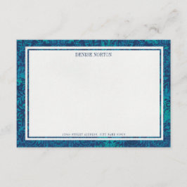 Viktorianische Blue Stationery Note Card Einladung