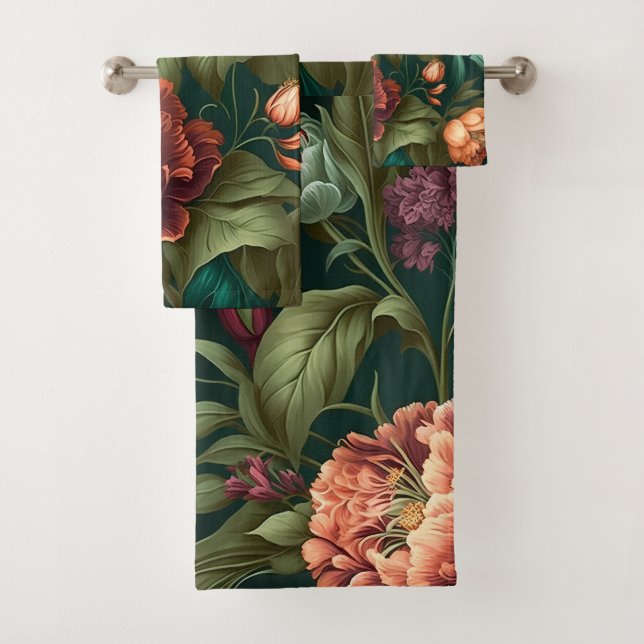 Viktorianische Blume Badetuch Set (Insitu)