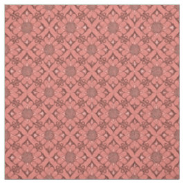 Viktorianische Blume Lattice Sangria Fabric Stoff
