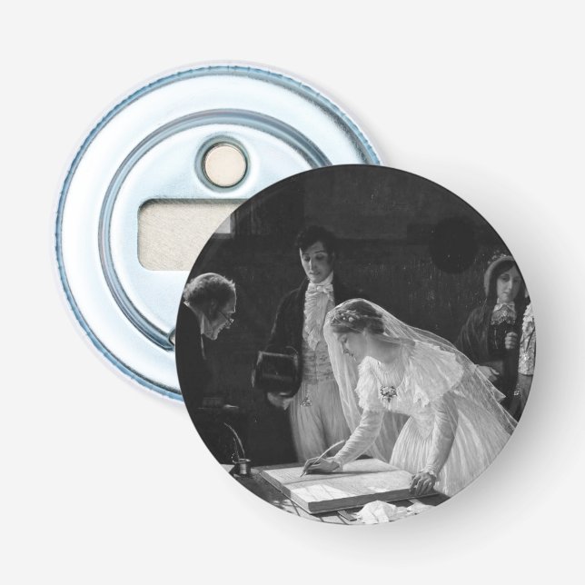 Viktorianische Braut Flaschenöffner (Vorderseite)