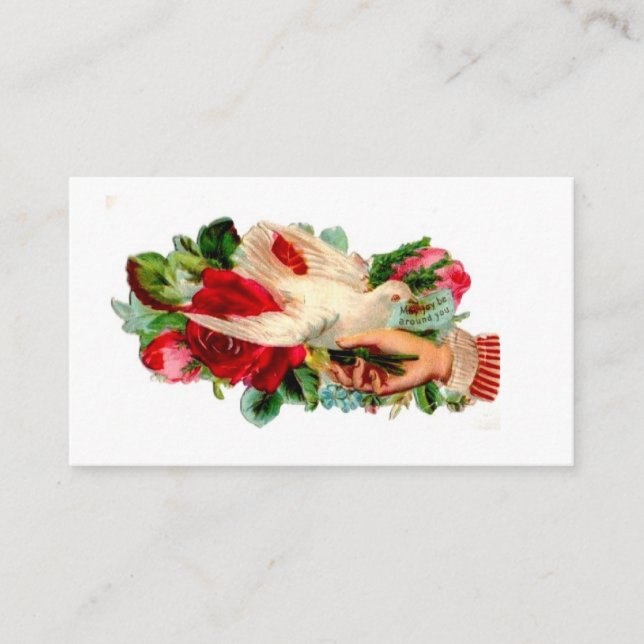 Viktorianische Calling Card - May Jove Be around y Visitenkarte (Vorderseite)