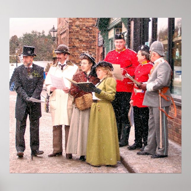 VIKTORIANISCHE CHRISTMAS CAROL SINGERS POSTER (Vorne)