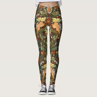 Viktorianische Damasterde Leggings