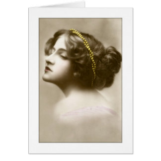 viktorianische Dame-Cameo-Pose