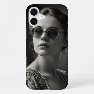 Viktorianische Dame mit Sonnenbrille Kunst iPhone 16 Plus Hülle