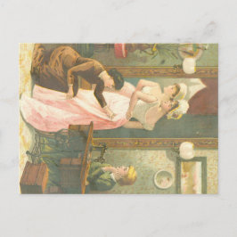 Viktorianische Damen Postkarte