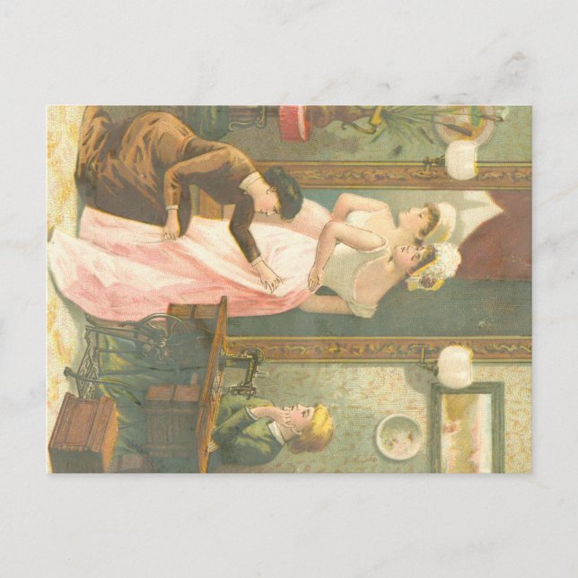 Viktorianische Damen Postkarte (Vorderseite)