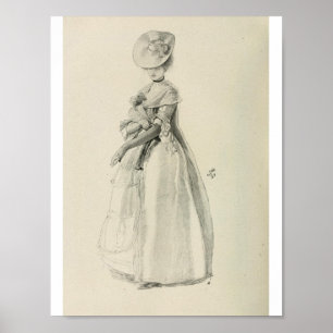 Viktorianische Damenmode Poster