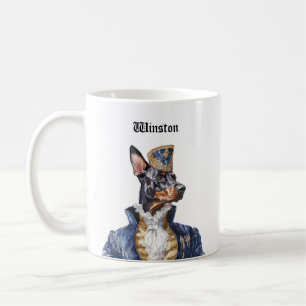 Viktorianische Dobermann-Tassen Kaffeetasse
