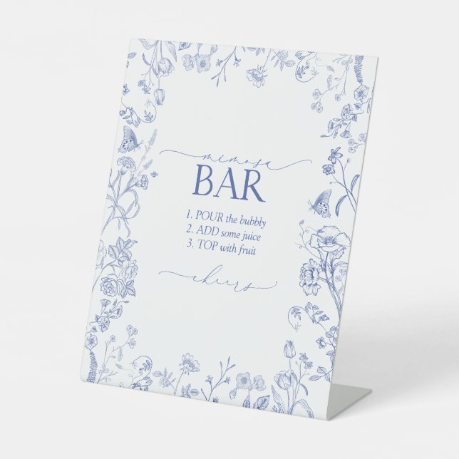 Viktorianische Dusche Mimosa Bar Sockelschild (Vorderseite)