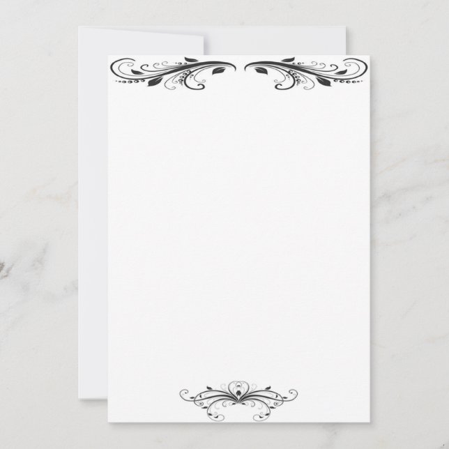 Viktorianische Einladung (Vorderseite)