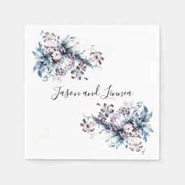Viktorianische Elegante Blume Romantisch geliebt Serviette