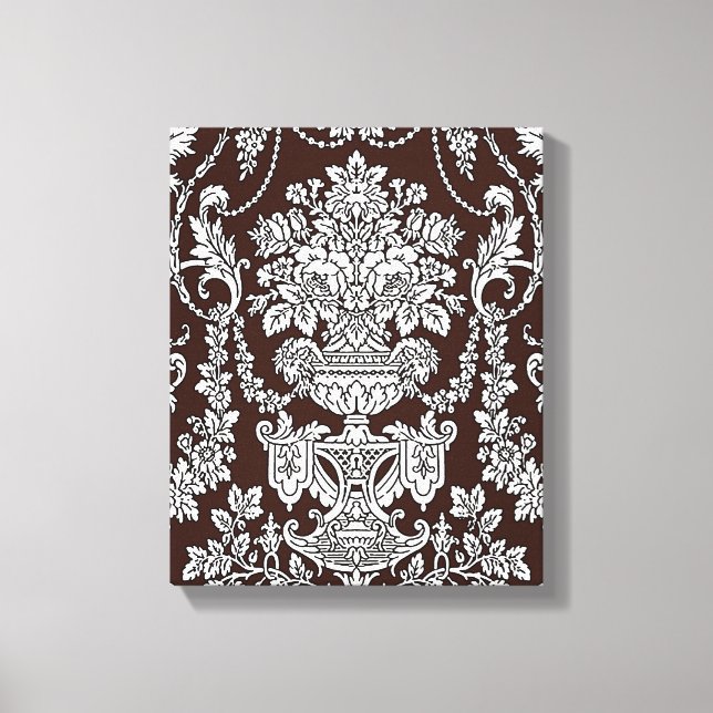 Viktorianische Eleganz ~ 13,5 x 11,75 Dicke Leinwa Leinwanddruck (Vorderseite)