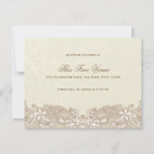 Viktorianische Empfang-Karte Einladung