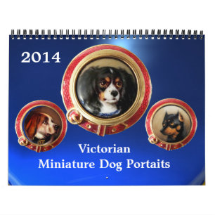 VIKTORIANISCHE ENAMELS/MINIATURHUNDERPORTRAITS 201 KALENDER