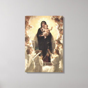 Viktorianische Engel, Regina Angelorum durch Leinwanddruck