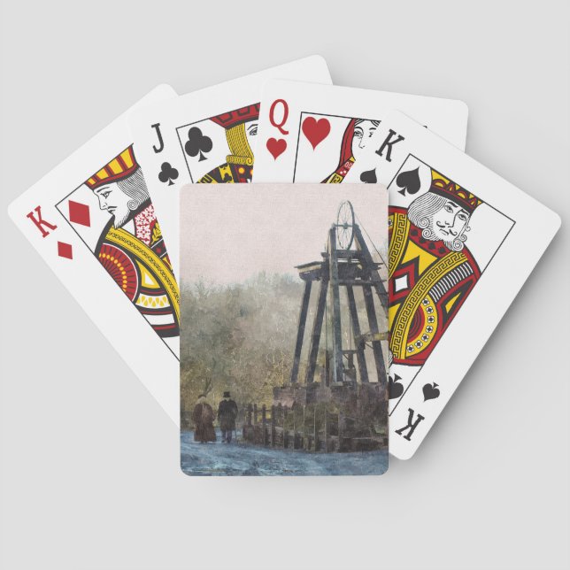 VIKTORIANISCHE ENGLAND-SPIELKARTEN SPIELKARTEN (Rückseite)