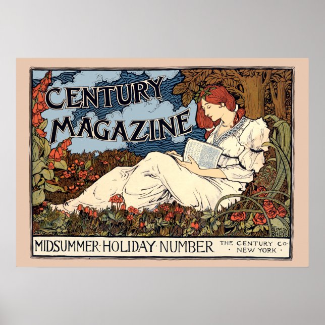 Viktorianische Era Art Nouveau Ad von Louis Rhead  Poster (Vorne)