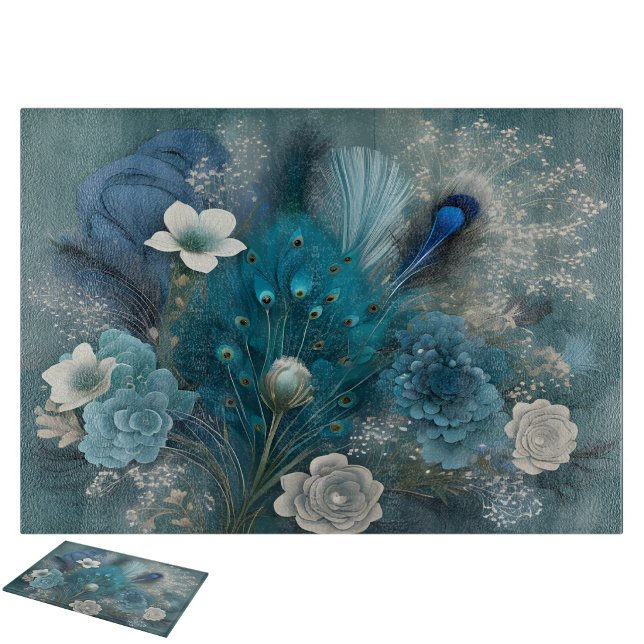 Viktorianische Feder Schneidebrett (Victorian Plume Cutting Board
)