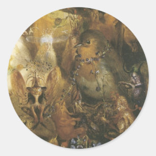 Viktorianische Fee Sticker - Faeire Bird