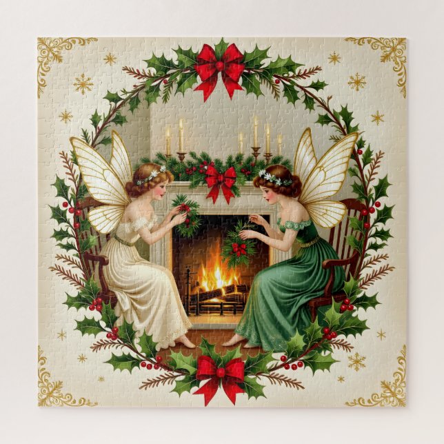 Viktorianische Feen Weihnachtsgeist (Vertikal)