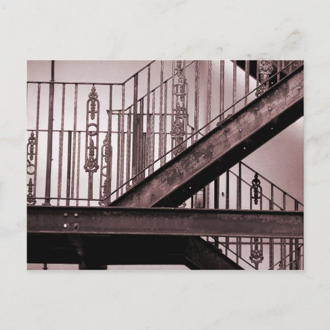 Viktorianische Feuerentfernung Postkarte (Vorderseite)