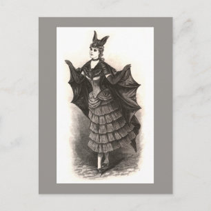 Viktorianische Fledermaus - Postkarte #1